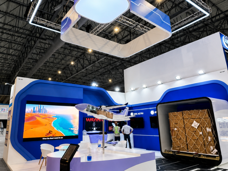 Custom exhibition stand design Dubai