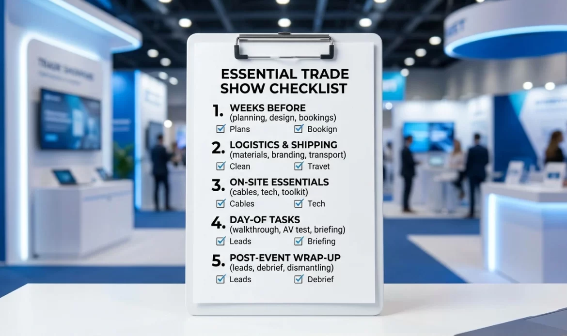 Trade Show Checklist
